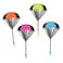 Parachute Toys, 4 Pcs Tangle Free Throwing Hand Throw Soldiers Toy Parachute For Kids, Outdoor Children's Flying Toys Paratroopers Party Favors, No Strings No Batteries Toss It Up (Pack Of 4)