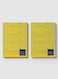 Lowha Spiral Notebook With 60 Sheets And Hard Paper Covers With Summer Meadows Yellow Design, For Jotting Notes And Reminders, For Work, University, School