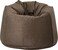 Luxe Decora Soft Suede Velvet Bean Bag Cover Only (Large, Light Brown)