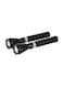 Krypton 2-Piece KNFL5024 Rechargeable LED Flashlight Black