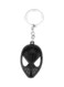 Generic Marvel Spider Man Mask Keychain Ring Black