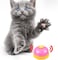 Vsell24 Pet Training Bell Dog Puppy Kitten Potty Training Bells Footprint Pattern Doorbell Buttons For Communication Pink/Yellow