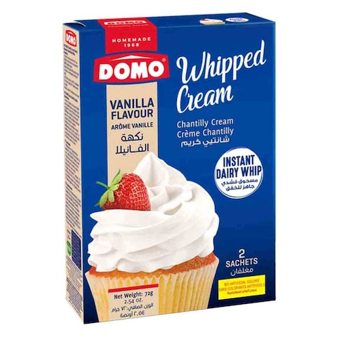 Domo Vanilla Flavour Whipping Cream 72g