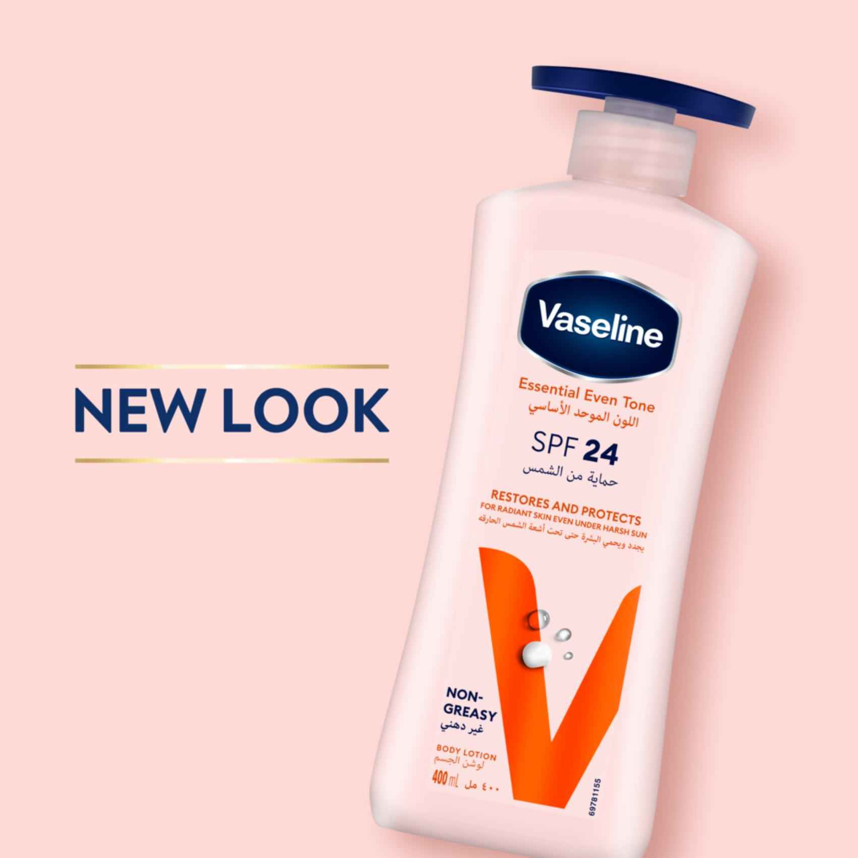 Vaseline Essential Even Tone Body Lotion SPF 24 400ml