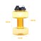 YALLA HomeGym 2.2L  Dumbbell Shaped Sports Water Bottle, 2.5KG Filled Weight Water Bottle