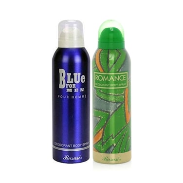 Rasasi Deodorant Spray Assorted 200mlx2 Pieces