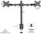 Ntech Dual LCD Monitor Arm Stand Heavy Duty Fully Motion Adjustable Monitor Desk Mount For 2 Screens Up To 32 Inch (Ma04-02)
