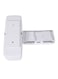 Generic Automatic Toothpaste Dispenser And Toothbrush Holder White 20.3x5.1centimeter