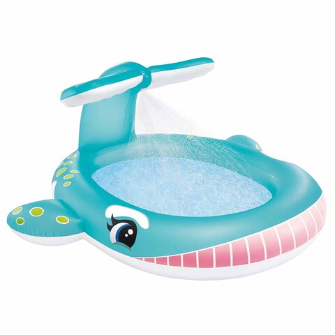 Intex Whale Design Inflatable Swimming Pool With Sprinkler