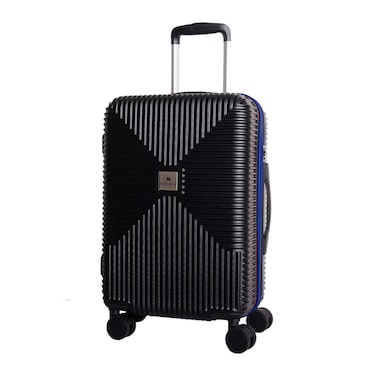 هاي لاند دوراين شنطة سفر بعجلات دوارة - 55 سم - أسود / أزرق