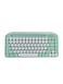 Dual Tec Wirless Bluetooth Keyboard 32.6 x 16 x 3.3 cm ( Green Color)