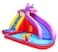 Rainbow Toys Inflatable Castles Slide Household Water Park Home Use Bouncing Slide, Climbing Ladder,Paddling Pool,Water Gun, Water Spray, Inflatable Trampolines