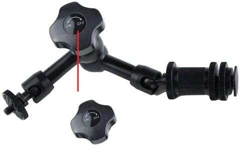 DMK Power Coopic 7&#39;&#39; Articulating Magic Arm For Clamp LCD Monitor Photography LED Light Camera Load Upto 2 Kg
