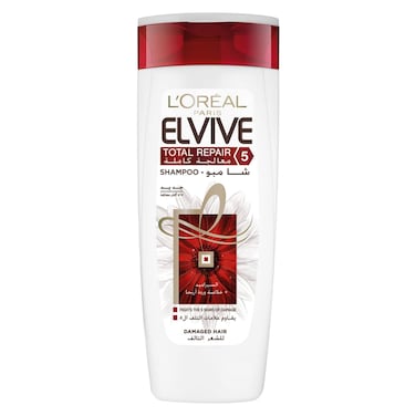 L&#39;Oreal Paris Elvive Total Repair 5 Shampoo for Damaged Hair - 400 Ml