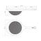 Tramontina Verano Strainer - 17 cm - Grey