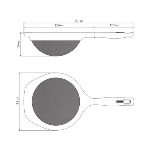 Tramontina Verano Strainer - 17 cm - Grey