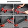 KKmoon - 5 PCS Heavy Duty Furniture Lifter with 4 Sliders  Furniture Transport Lifter Hand Tool Set