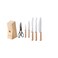 Royal Ford Knife Set with Stand 7 Pieces