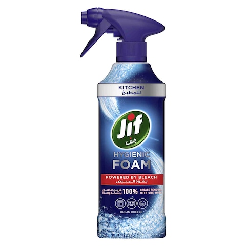 Jif Kitchen Hygienic Foam Spray Ocean Breeze 450ml