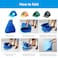 UV50+ Beach Tent Pop Up Instant Setup Tent 1-2 Person UV Protection Shelter Beach Canopy Lightweight for Beach Fishing Camping