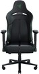 Razer Enki X - Essential Gaming Chair For All-Day Comfort, Built-In Lumbar Arch, Optimized Cushion Density, Dual-Textured, Eco-Friendly Synthetic Leather, Memory Foam Head Cushion - Black &amp; Green
