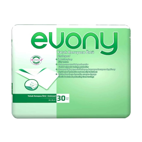 Evony Mattress Cover Underpads 30 Count 60x90cm