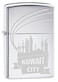 Zippo MP326681 Kuwait City Banner High Polish Chrome Windproof Lighter