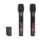 جي بي إل ميكروفون لاسلكي بقابس 6.35 مم مع جهاز إستقبال دونغل قطعتين، أسود.