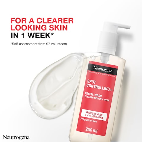 Neutrogena Facial Wash Spot Controlling Plus 200ml