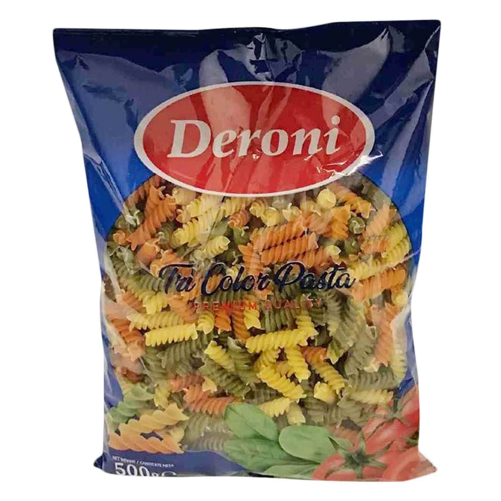 Buy Deroni Shortcuts Tricolour Pasta 500GR Online | Carrefour Lebanon