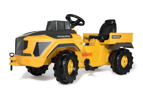 ROLLY TOYS Ride-On Volvo Peddle Truck With Adjustable Seat - 881000
