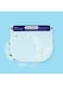 Generic - 2-Piece Dust-Proof Protective Welding Safety Face Shield Blue/Clear 32 X 3 X 22Centimeter