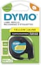 Dymo Letra Tag Tape 12Mmx4M Plastic Yellow, S0721620