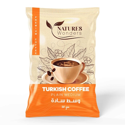 Natures Wonders Medium Turkish Coffee - 100 gram