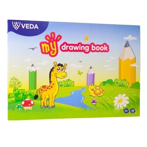 Veda BCR-DB2D Drawing Book A3 40 Pages