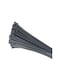 Generic 100-Piece Cable Tie Set Black 4.8x300millimeter