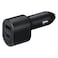 Samsung EP-L5300 Super Fast Dual Car Charger With Type-C Cable 45W/15W Black