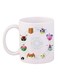 Digimon Printed Mug White/Green/Brown 12ounce