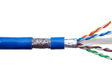 Tomvision - UTP/FTP/SFTP/Outdoor/Copper, CCA LAN Network Cable Cat6 Cable, 305 Meter - Blue