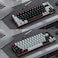 HXSJ 68 Keys Cool Backlight Mechanical Wired Keyboard (V800 Grey)
