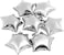 Party Time 10-Pieces 10inch Silver Star Foil Balloon Mylar Balloons For Wedding Bridal Shower Baby Shower Birthday Party Decorations Balloons - Party Decoration Supplies