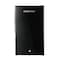 Geepas Single Door Mini Defrost Refrigerator-GRF1212BXE Mini Fridge in Retro Design Low Noise and Low Voltage Quick Cooling Easy Cleaning Black 1 Year Warranty