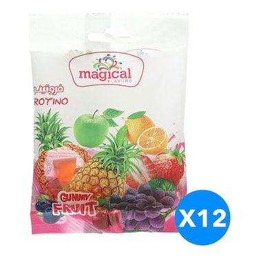 ماجيكال جيلي فواكه - 25 جم - 12 عبوة