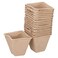 Carrefour Kinzo Garden Paper Plant Pot 8x8x8cm 18 PCS