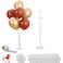 Besto 6 Set Balloon Stand Holder Sticks with Base Kit and Flower Clips,Reusable Table Balloon Holder Stand Set Suitable for Birthday, Baby Shower, Wedding, Party, Anniversary Decorations