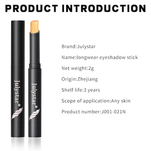 Contour Eyeshadow Stick - Long-Lasting Waterproof Eye Makeup Crayon for Brighter, Smooth Shimmer Eyes