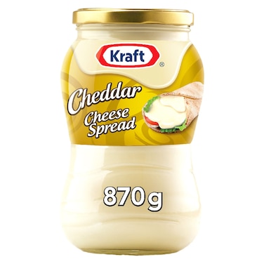Kraft Cheddar Cheese Spread Jar, 870g