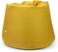 Luxe Decora Fabric Bean Bag With Filling (XL, Yellow)
