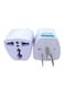 Generic Ac Power Converter Plug Adapter Connector White