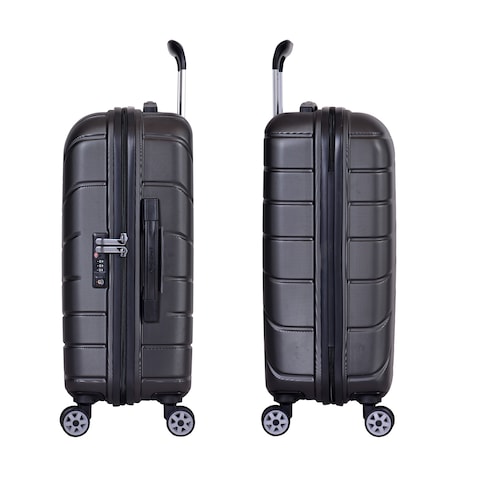 Eminent Voyager KH91-24 Hard Casing Medium Check-In Luggage Trolley 65cm Dark Grey